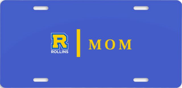 Rollins License Plate Rollins Mom - ONLINE ONLY