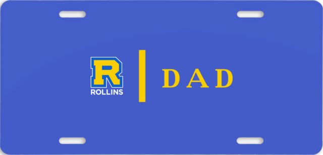 Rollins License Plate Rollins Dad - ONLINE ONLY