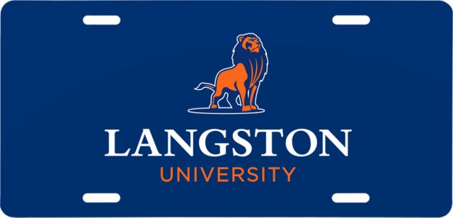 Langston License Plate Primary Mark - ONLINE ONLY