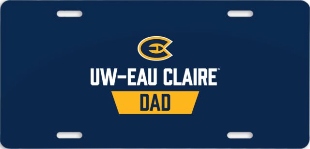 Eau Claire License Plate UW Eau Claire Dad - ONLINE ONLY