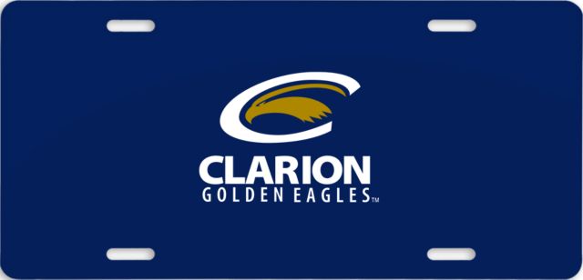 PennWest Clarion License Plate Clarion Primary Athletic Mark - ONLINE ONLY