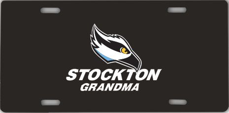 Stockton License Plate Grandma - ONLINE ONLY
