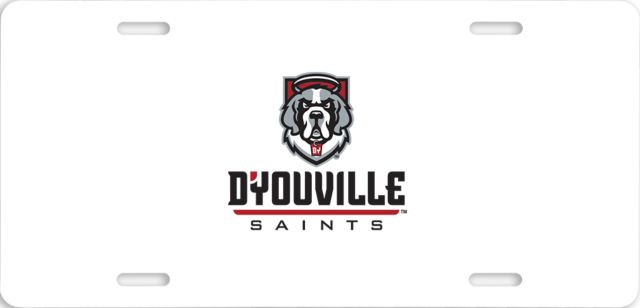 D Youville License Plate D Youville Primary Athletics Mark