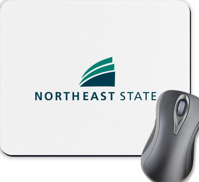 Northeast State Full Color Mousepad Northeast State with Icon Stacked - ONLINE ONLY