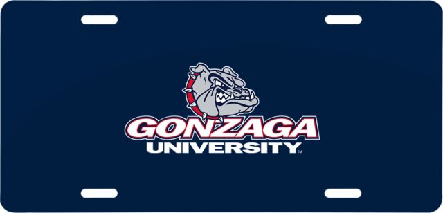 Gonzaga License Plate Official Logo - ONLINE ONLY