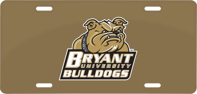 Bryant License Plate Bryant Official Logo - ONLINE ONLY
