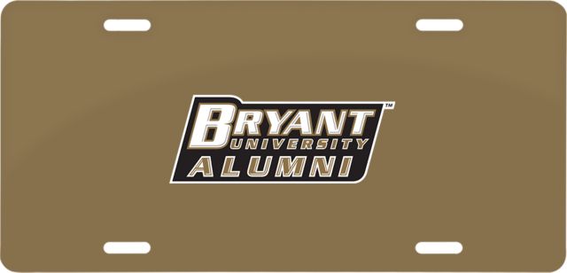 Bryant License Plate Alumni - ONLINE ONLY