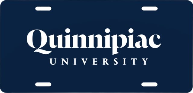 Quinnipiac License Plate - ONLINE ONLY