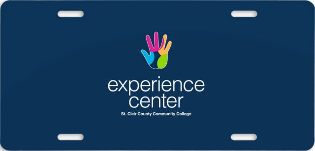 St. Clair  License Plate St Clair CC Experience Center Stacked - ONLINE ONLY
