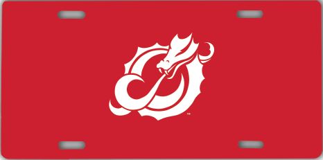 MSUM License Plate Dragon Mark - ONLINE ONLY