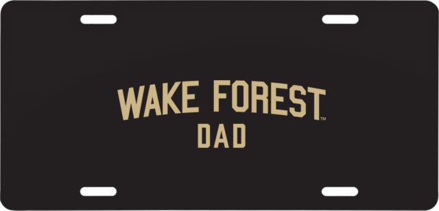 Wake Forest License Plate Dad - ONLINE ONLY