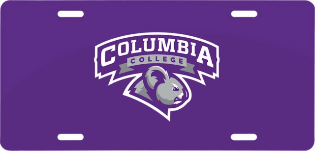 Columbia College (SC) License Plate Primary Mark - ONLINE ONLY