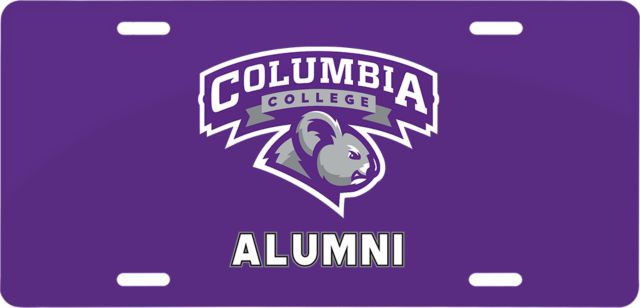 Columbia College (SC) License Plate Alumni - ONLINE ONLY