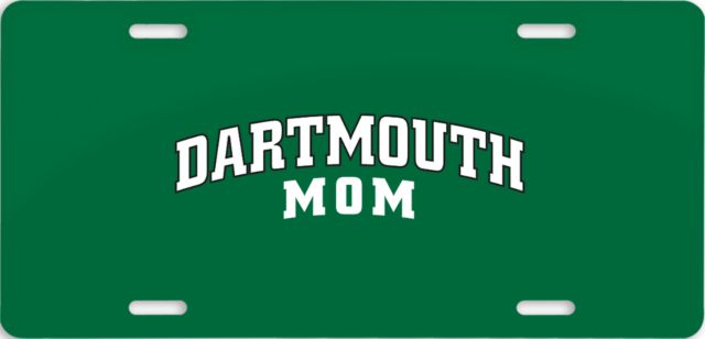 Dartmouth License Plate Mom - ONLINE ONLY