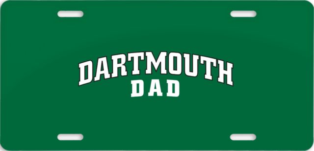 Dartmouth License Plate Dad - ONLINE ONLY