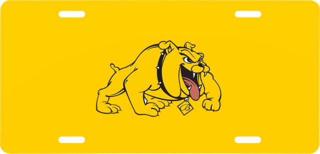 Bowie State License Plate Primary Mark - ONLINE ONLY