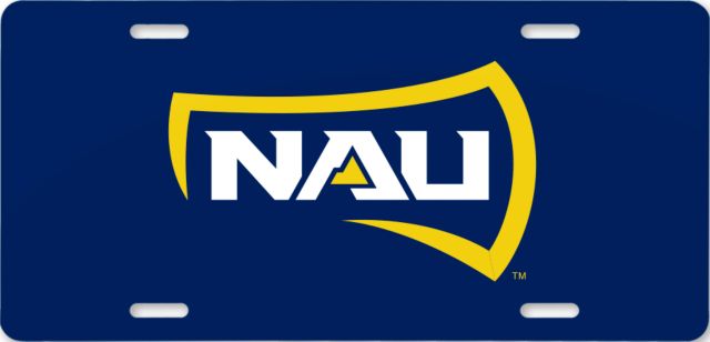 Northern Arizona License Plate NAU Primary Mark - ONLINE ONLY