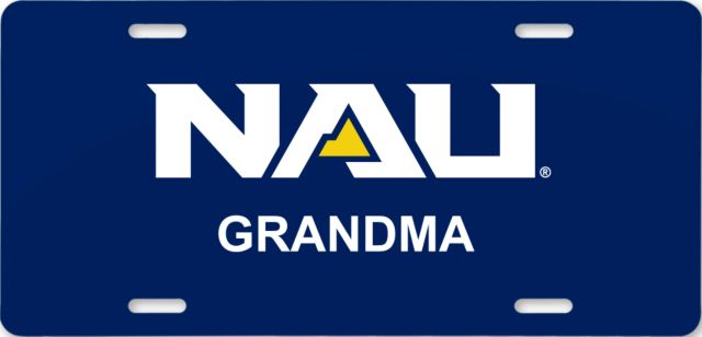 Northern Arizona License Plate Grandma - ONLINE ONLY