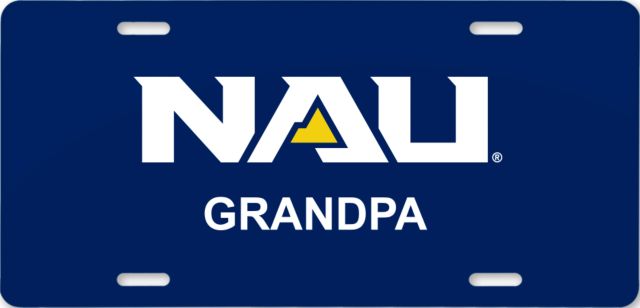 Northern Arizona License Plate Grandpa - ONLINE ONLY