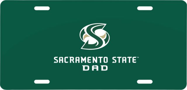 Sacramento State License Plate Dad - ONLINE ONLY