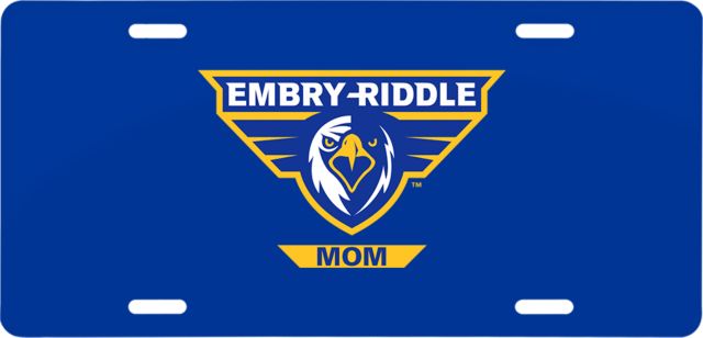 Embry Riddle Prescott License Plate Mom - ONLINE ONLY