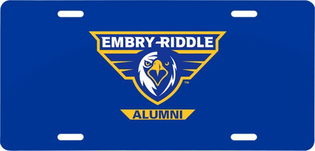 Embry Riddle Prescott License Plate Alumni - ONLINE ONLY