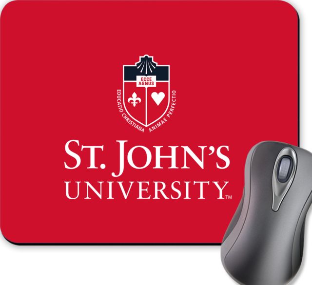 St. Johns Full Color Mousepad University Mark Stacked - ONLINE ONLY