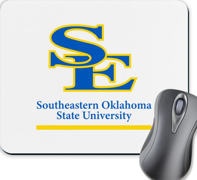 Southeastern Oklahoma State Full Color Mousepad Southeastern Oklahoma State University Stacked - ONLINE ONLY