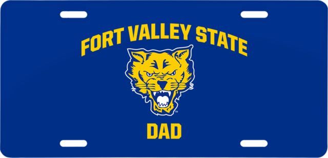 Fort Valley State License Plate Dad - ONLINE ONLY