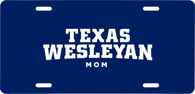 Texas Wesleyan License Plate Mom - ONLINE ONLY