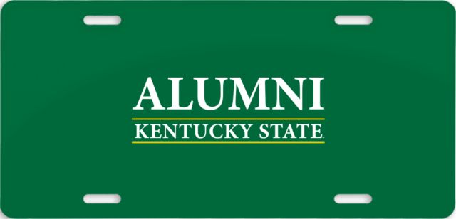 Kentucky State License Plate KYS Alumni - ONLINE ONLY