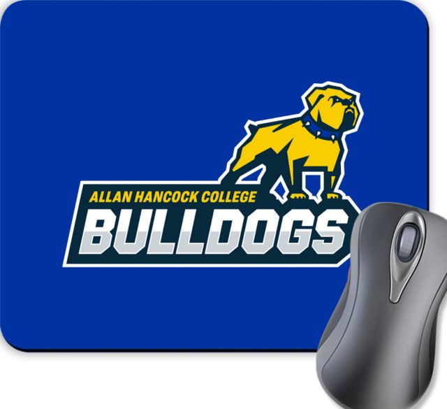 Allan Hancock Full Color Mousepad Allan Hancock College Bulldogs with Mascot - ONLINE ONLY