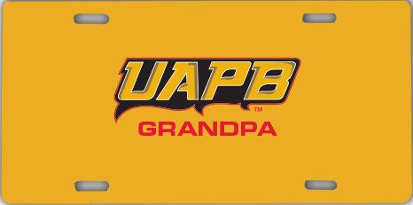 Arkansas Pine Bluff License Plate Grandpa - ONLINE ONLY