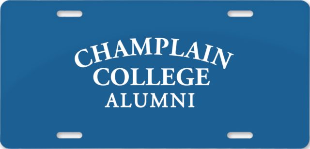 Champlain License Plate Alumni - ONLINE ONLY