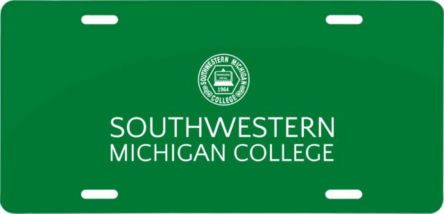SW Michigan License Plate Official Logo w/ Seal on Top - ONLINE ONLY