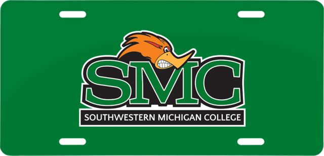 SW Michigan License Plate Student Life Logo w/ Roadrunner - ONLINE ONLY