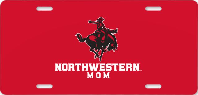 Northwestern OK License Plate Northwestern Mom - ONLINE ONLY
