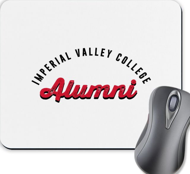 Imperial Valley Full Color Mousepad IVC - Alumni Script Under Arched School Name - ONLINE ONLY