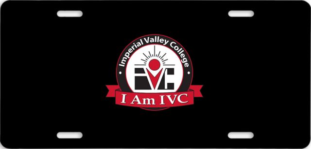 Imperial Valley License Plate IVC - I Am IVC Seal - ONLINE ONLY