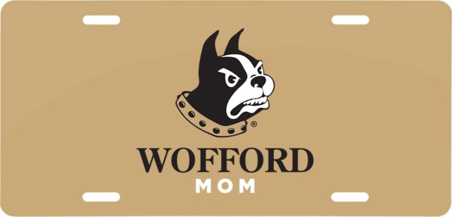 Wofford License Plate Mom - ONLINE ONLY