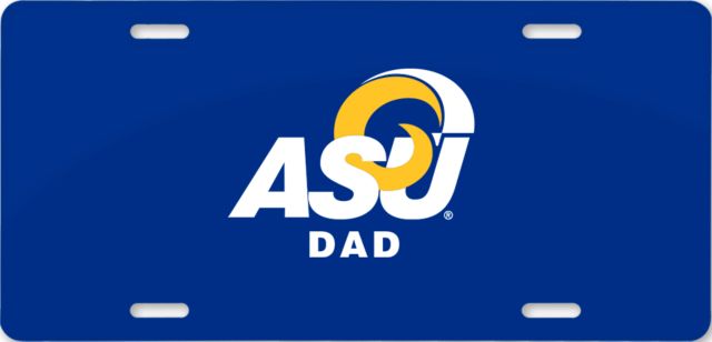 Angelo State License Plate ASU Dad - ONLINE ONLY