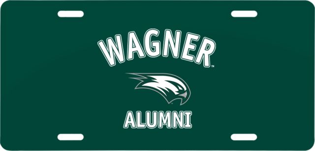 Wagner College License Plate Alumni - ONLINE ONLY