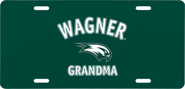 Wagner College License Plate Grandma - ONLINE ONLY