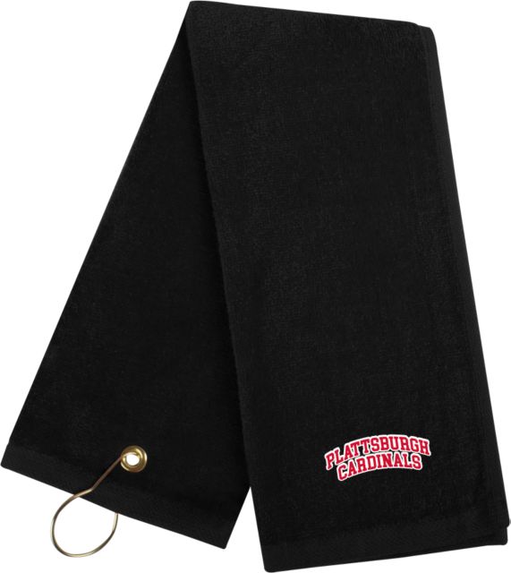 SUNY Plattsburgh Golf Towel Arch. Cardinals - ONLINE ONLY