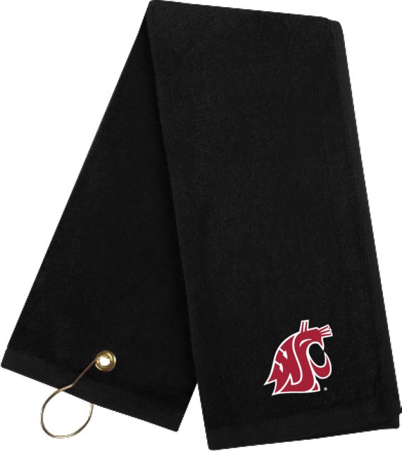 Washington State Golf Towel WSU Primary Athletic Mark - ONLINE ONLY