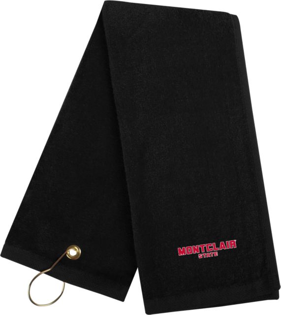 Montclair State Golf Towel Primary Word Mark - ONLINE ONLY