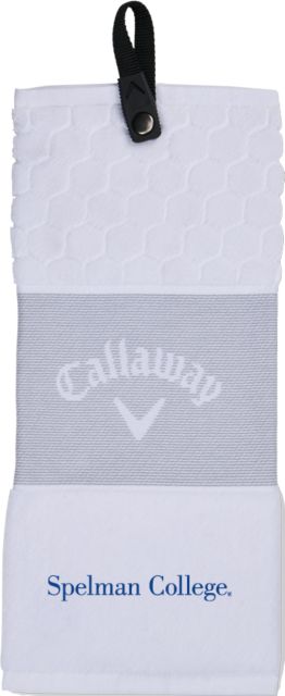 Spelman College Callaway Trifold Towel Spelman College Institutional Wordmark - ONLINE ONLY