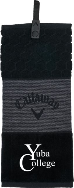 Yuba Callaway Trifold Towel Yuba College Primary Mark - ONLINE ONLY