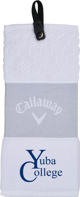 Yuba Callaway Trifold Towel Yuba College Primary Mark - ONLINE ONLY