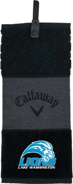 Lake Washington Callaway Trifold Towel Lake Washington Mascot Mark - ONLINE ONLY